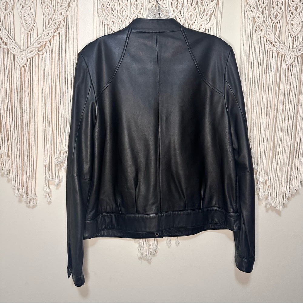 Alfani Women's Black Leather Jacket - Picture 5 of 5